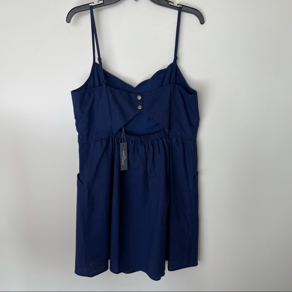 NWT Market & Spruce Crissie Strap Linen Dress XL - Picture 9 of 12